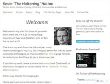 Tablet Screenshot of kevinholton.com